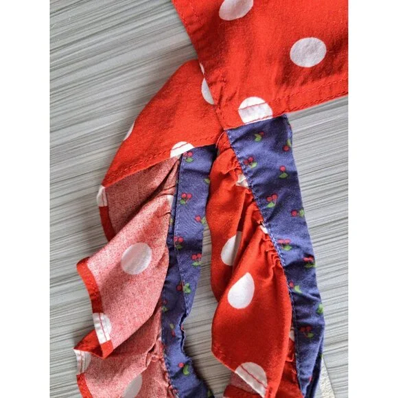 Matilda Jane Brilliant Daydream Most Magical Day Romper Ruffled Gingham Girls 14 - Picture 4 of 8